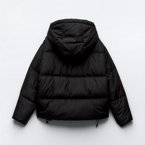 NWT Zara Black Puffer Jacket Black puffer 